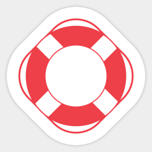 Life Preserver Sticker